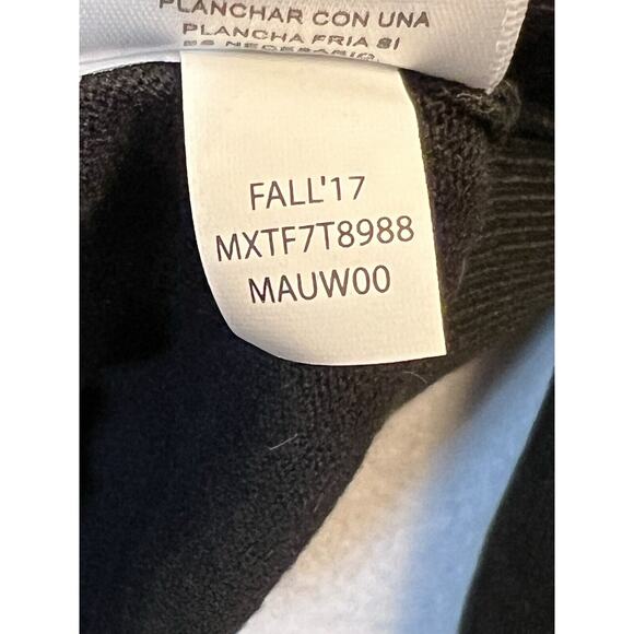 Tricots st Raphael Sweater Quarter Zip Black Size L Mock Neck - Picture 11 of 12